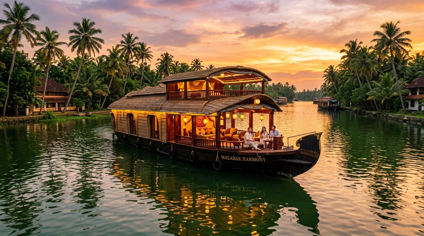 Luxury House Boat Kerala